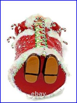 Patricia Breen Candied Claus Candy Cane Peppermint Christmas Holiday Ornament