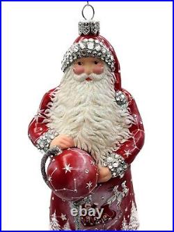 Patricia Breen Champlain Claus Classic Red Christmas Holiday Tree Ornament