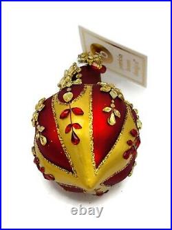 Patricia Breen Edwardian Noël Red Gold Santa Claus Ornament Neiman Marcus