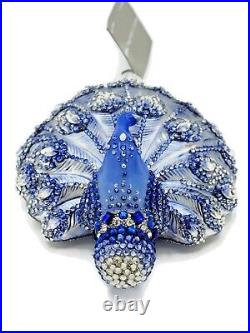 Patricia Breen Evantail de Plumes Peacock Christmas Ornament Peachtree Place