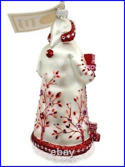 Patricia Breen Godwin Claus Foret Fantastique Red Christmas Holiday Ornament