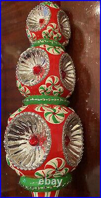 Patricia Breen Majestic Finial Peppermint Tree Topper Peachtree Place Exclusive