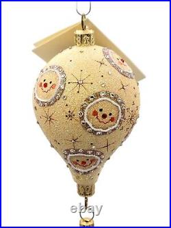 Patricia Breen Miniature Balloon Boy Gingerbread Christmas Holiday Tree Ornament