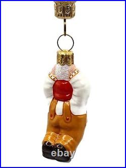 Patricia Breen Miniature Balloon Boy Gingerbread Christmas Holiday Tree Ornament