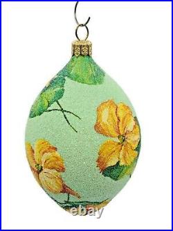 Patricia Breen Nasturtium Egg Floral Spring Christmas Ornament Neiman Marcus