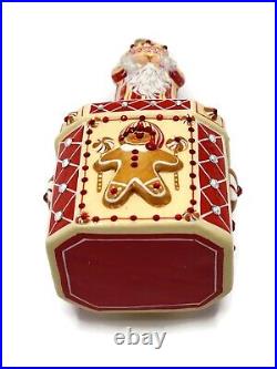 Patricia Breen Santa for Mimi Gingerbread Tea Party Christmas Tree Ornament