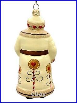 Patricia Breen Splendid Santa Gingerbread Valentine Christmas Holiday Ornament