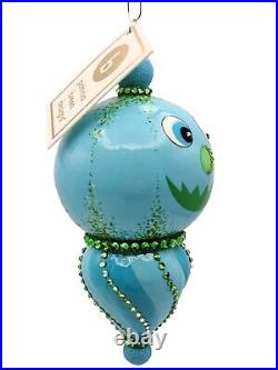 Patricia Breen The Pendant Turquoise Jack O Lantern Halloween Christmas Ornament