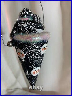 Patricia Breen, Victorian Candy Cone, Snowman Faces #2580 2005 only from HCB