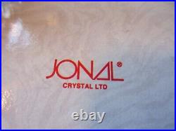 Pre-owned Jonal Crystal Ltd. Full lead Christmas Kiss ornaments set of 12