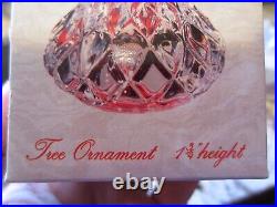 Pre-owned Jonal Crystal Ltd. Full lead Christmas Kiss ornaments set of 12