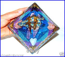 Pyramid Orgonite Orgone Healing Crystals Ornament Decoration gift christmas