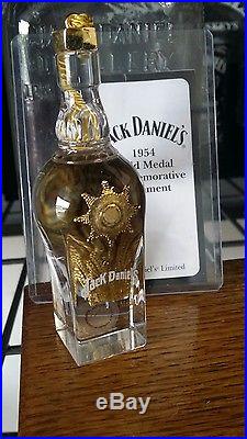 RARE 1954 GM Jack Daniels CRYSTAL GLASS CHRISTMAS Tree Ornament