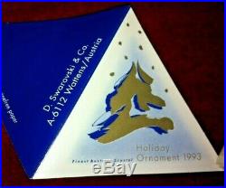 RARE 1993 SWAROVSKI Annual Edition Crystal STAR CHRISTMAS HOLIDAY ORNAMENT