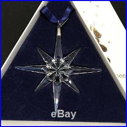 RARE Retired Christmas Swarovski Crystal 1995 Star Snowflake Ornament 191635
