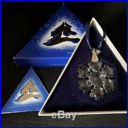 RARE Retired Swarovski 1994 Christmas Ornament Star Snowflake 181632 Mint Boxed