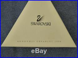 RARE Retired Swarovski 1999 Christmas Ornament Star Snowflake 235913 Mint Boxed