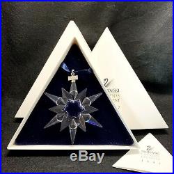 RARE Retired Swarovski Crystal Snowflake 1997 Christmas Annual Edition 211987