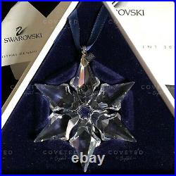 RARE Swarovski 2000 Christmas Snowflake Ornament 243452 Mint Boxed Retired