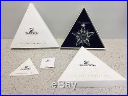 RARE Swarovski 2001 Edition NEW in box Crystal SNOWFLAKE STAR Christmas Ornament