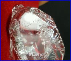 RARE WATERFORD CRYSTAL 12 DAYS OF CHRISTMAS ORNAMENT 1995 1st EDITION SIGNED