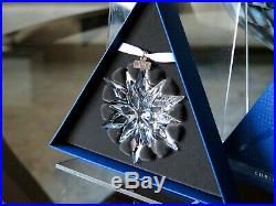 Rare 2011 Swarovski Crystal Snowflake Christmas 20 Year Edition Ornament New
