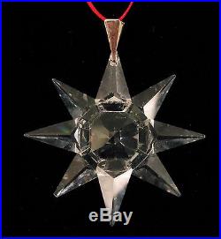 Rare Retired Swarovski 1991 Crystal First Edition Annual Christmas Ornament Star