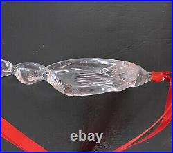 Rare Steuben Glass Spiral Icicle Christmas Tree Ornament Limited Edition #5