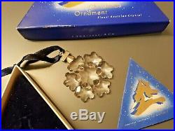 Rare Swarovski Holiday Snowflake Christmas Ornament 1994 Annual Edition MIB