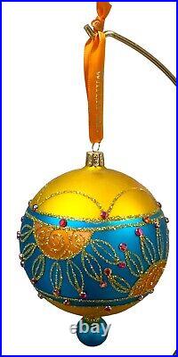 Rare Vintage Waterford 5.25jeweled Christmas Ornament Set The Four Seasons