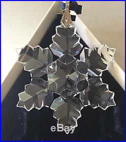 Retired Swarovski Austrian Crystal 1996 Christmas Snowflake Ornament BOX COA CCP