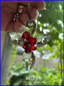 Retired Swarovski Christmas Ornament Winter Berries Crystal 1054566 Red Crystal