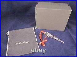 STEUBEN GLASS Christmas Ornament ICICLE 8987 Neiman Marcus Limited Ed 718/1000
