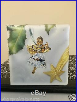SWAROVSKI 1998 CHRISTMAS ANGEL With Harp Crystal Memories Ornament Mint in Box