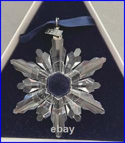 SWAROVSKI 1998 Holiday Ornament Crystal Snowflake Limited Edition Mint in Box