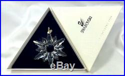 SWAROVSKI 1998 Snowflake Annual Christmas Tree Crystal Star 3 Ornament With Box