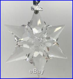 SWAROVSKI 2000 Snowflake Annual Christmas Tree Crystal Star 3 Ornament