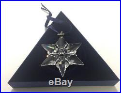 SWAROVSKI 2000 Snowflake Annual Christmas Tree Crystal Star 3 Ornament