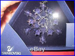 SWAROVSKI 2004 ROCKEFELER CENTER STAR CRYSTAL CHRISTMAS ORNAMENT MINT IN BOX