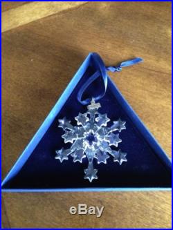 SWAROVSKI 2004 Rockefeller Center Star Crystal Christmas Ornament