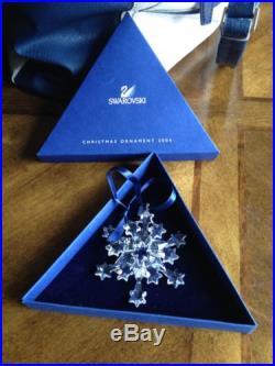 SWAROVSKI 2004 Rockefeller Center Star Crystal Christmas Ornament