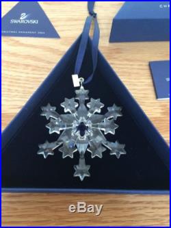 SWAROVSKI 2004 Rockefeller Center Star Crystal Christmas Ornament Mint in Box NR