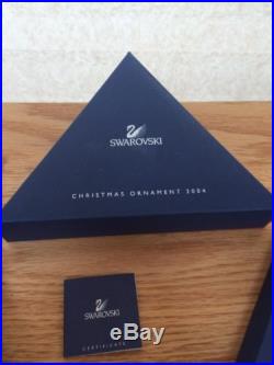 SWAROVSKI 2004 Rockefeller Center Star Crystal Christmas Ornament Mint in Box NR