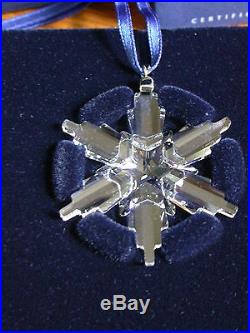 SWAROVSKI 2006 Little Mini Clear Crystal Christmas Ornament 843555-New