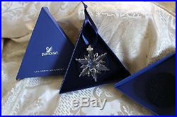 SWAROVSKI (2006) NEW Crystal Christmas Ornament Star / Snow Flake