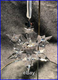 SWAROVSKI 2010 Annual Christmas Ornament Crystal Snowflake Star In Orig Boxes