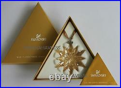 SWAROVSKI 2011 large SCS annual golden shadow snowflake ornament new in box