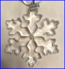 SWAROVSKI 2016 Annual Christmas Crystal Snowflake Ornament with Box