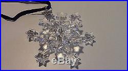 SWAROVSKI Annual Edition 2004 Large Star SNOWFLAKE Christmas Crystal Ornament