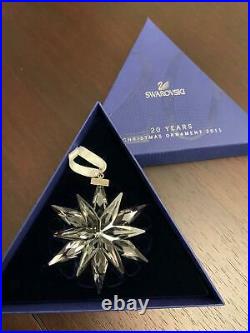 SWAROVSKI Annual Edition 2011 Large STAR Snowflake Christmas Crystal Ornament